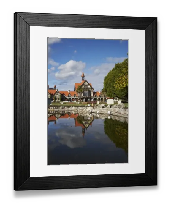 Framed Print : Bath House, Government Gardens, Rotorua, North Island, New Zealand