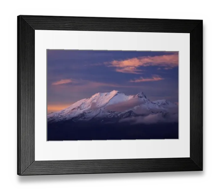 Framed Print : Last Light, Mt Ruapehu, Tongariro National Park, Central Plateau, North Island, New Framed Print : Last Light, Mt Ruapehu, Tongariro National Park, Central Plateau, North Island, New