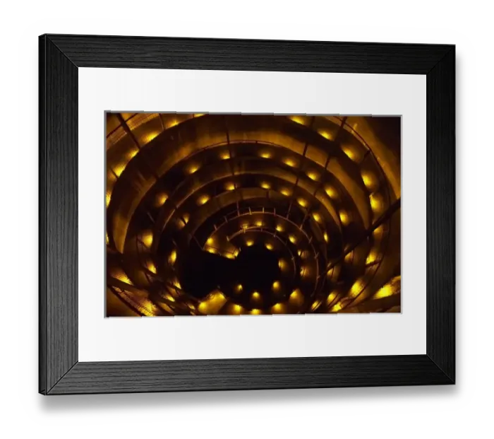 Framed Print : Spiral Ramp into Ruakuri Caves, Waitomo, King Country, North Island, New Zealand