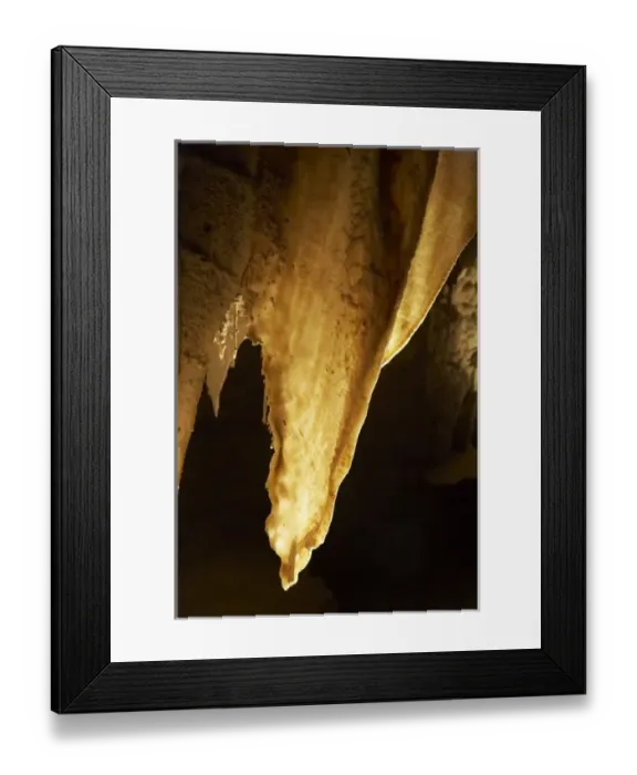 Framed Print : Stalactite, Ruakuri Caves, Waitomo, King Country, North Island, New Zealand Framed Print : Stalactite, Ruakuri Caves, Waitomo, King Country, North Island, New Zealand
