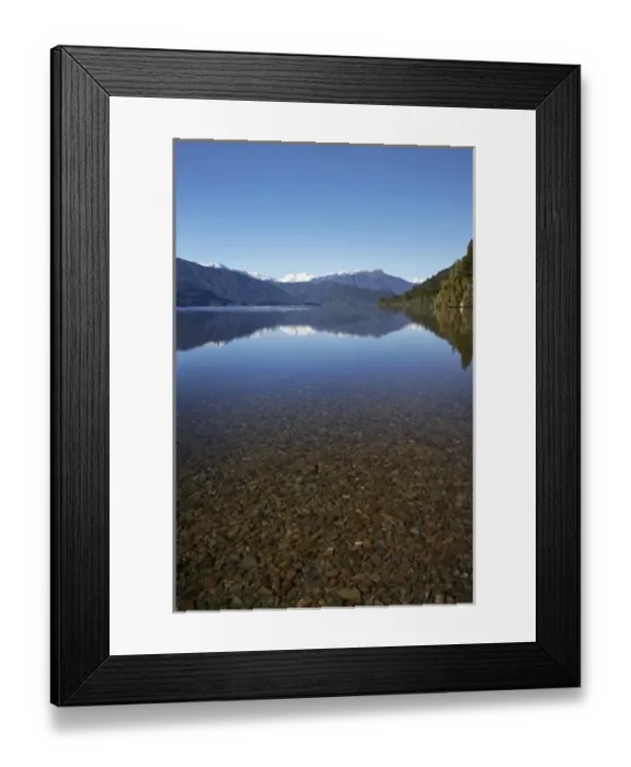 Framed Print : Lake Kaniere, West Coast, South Island, New Zealand Framed Print : Lake Kaniere, West Coast, South Island, New Zealand