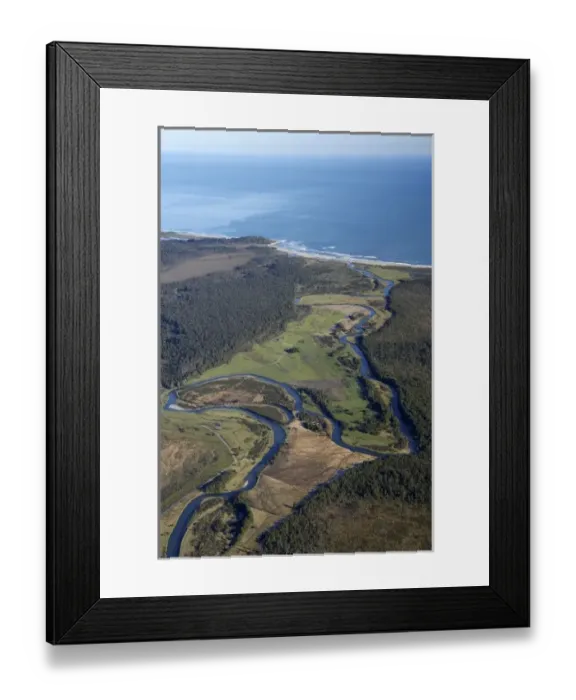 Framed Print : Waitangitaona River, near Whataroa, West Coast, South Island, New Zealand - aerial Framed Print : Waitangitaona River, near Whataroa, West Coast, South Island, New Zealand - aerial
