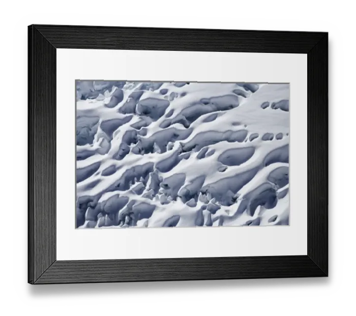 Framed Print : Crevasses, Franz Josef Glacier, West Coast, South Island, New Zealand - aerial Framed Print : Crevasses, Franz Josef Glacier, West Coast, South Island, New Zealand - aerial