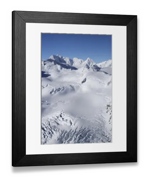 Framed Print : Salisbury Snowfield and Newton Rocks, above Franz Josef Glacier, West Coast, South Island Framed Print : Salisbury Snowfield and Newton Rocks, above Franz Josef Glacier, West Coast, South Island