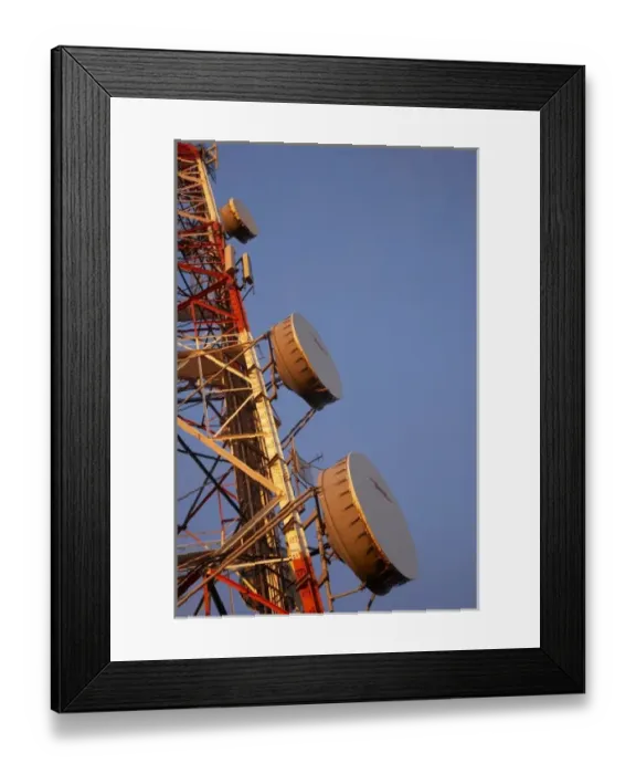 Framed Print : Television Mast, Mt Cargill, Dunedin, South Island, New Zealand Framed Print : Television Mast, Mt Cargill, Dunedin, South Island, New Zealand