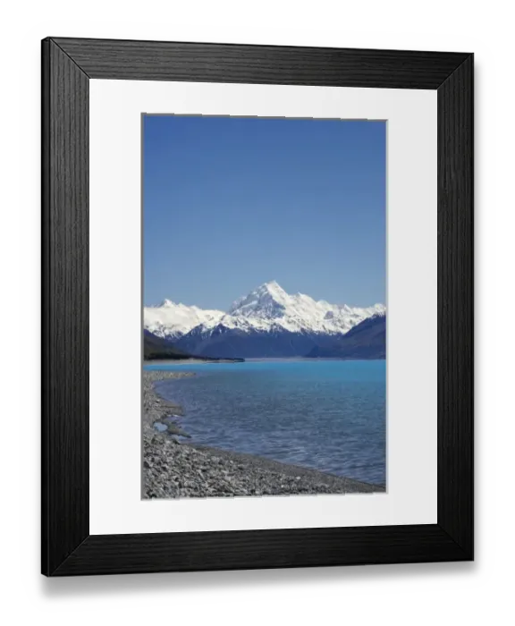 Framed Print : Aoraki Mount Cook and Lake Pukaki, Mackenzie Country, South Canterbury, South Island Framed Print : Aoraki Mount Cook and Lake Pukaki, Mackenzie Country, South Canterbury, South Island