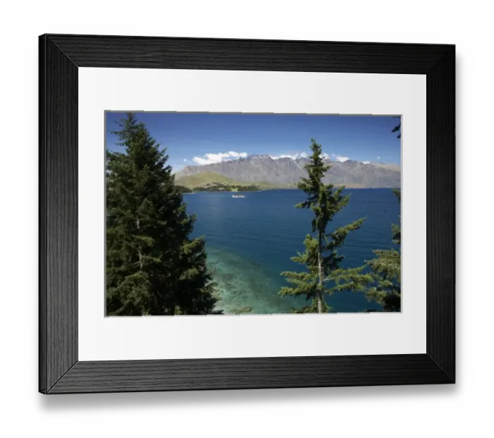 Framed Print : Lake Wakatipu, The Remarkables and TSS Earnslaw Steamboat, Queenstown, South Island Framed Print : Lake Wakatipu, The Remarkables and TSS Earnslaw Steamboat, Queenstown, South Island