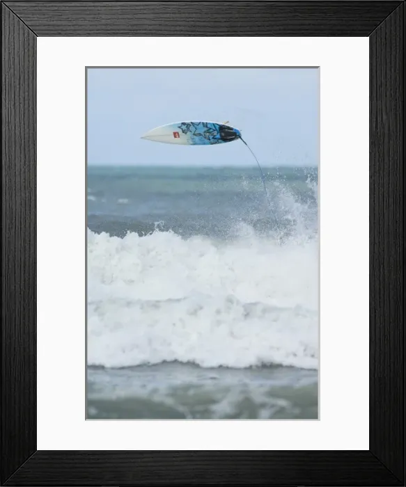 Framed Print : New Zealand, South Island, Christchurch. Surfer at New Brighton Beach Framed Print : New Zealand, South Island, Christchurch. Surfer at New Brighton Beach