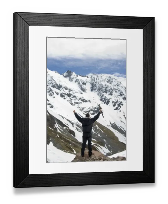 Framed Print : New Zealand, South Island, Arrowsmith Range. NOLS student W. Forrest Butler. (MR) Framed Print : New Zealand, South Island, Arrowsmith Range. NOLS student W. Forrest Butler. (MR)