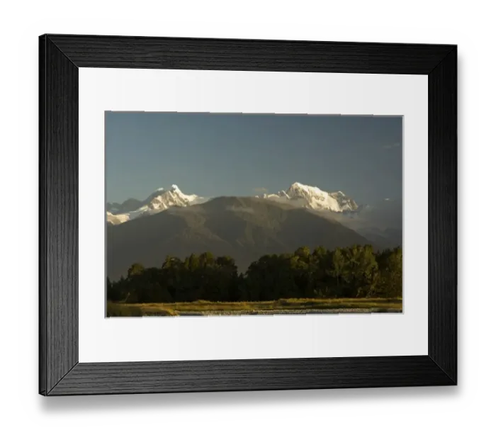 Framed Print : New Zealand, South Island, Westland National Park, Fox Glacier. Mount Tasman Framed Print : New Zealand, South Island, Westland National Park, Fox Glacier. Mount Tasman