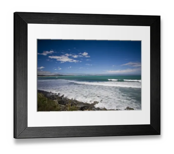 Framed Print : Kaikoura, New Zealand. Kaikoura is known for its whale watching and sunny beaches