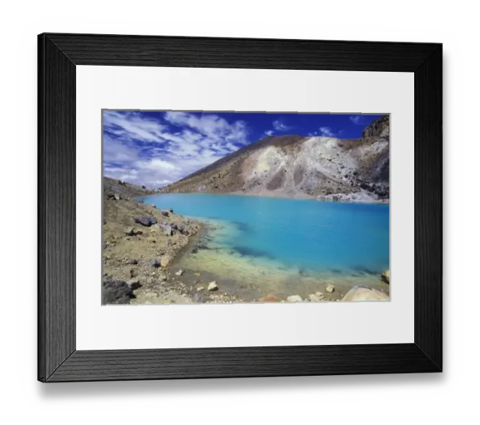 Framed Print : Oceania, New Zealand, North Island, Tongariro National Park. Emerald Lakes Framed Print : Oceania, New Zealand, North Island, Tongariro National Park. Emerald Lakes