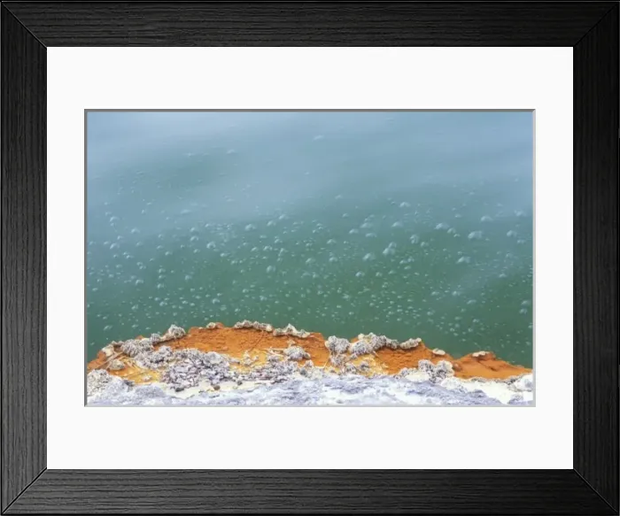 Framed Print : Oceania, New Zealand, North Island, Waiotapu. Champagne Pool Framed Print : Oceania, New Zealand, North Island, Waiotapu. Champagne Pool