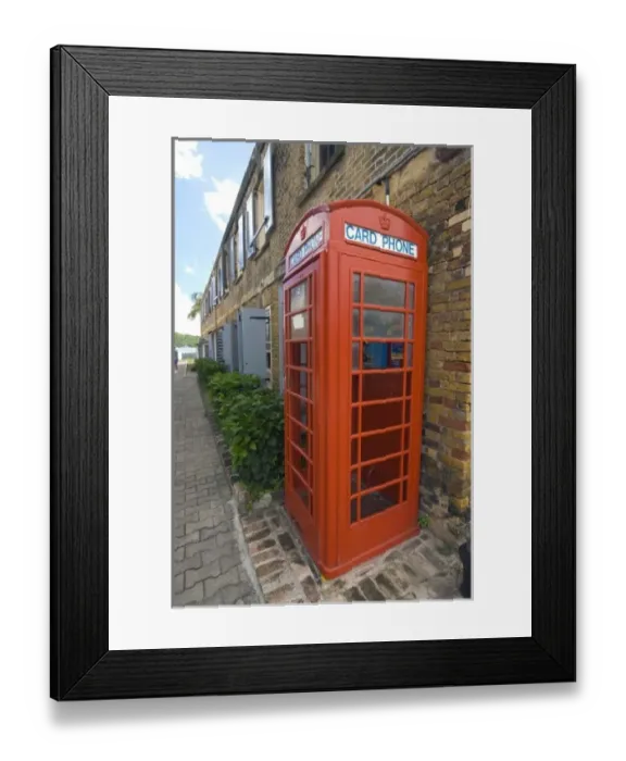 Framed Print : Red Telephone box, Nelsons Dockyard, Antigua, West Indies, Caribbean, Central Framed Print : Red Telephone box, Nelsons Dockyard, Antigua, West Indies, Caribbean, Central