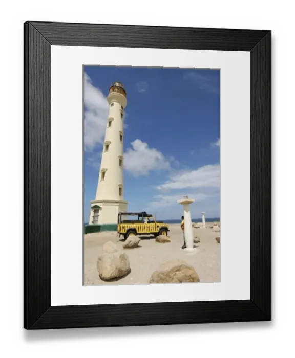 Framed Print : California Lighthouse, Oranjestad, Aruba