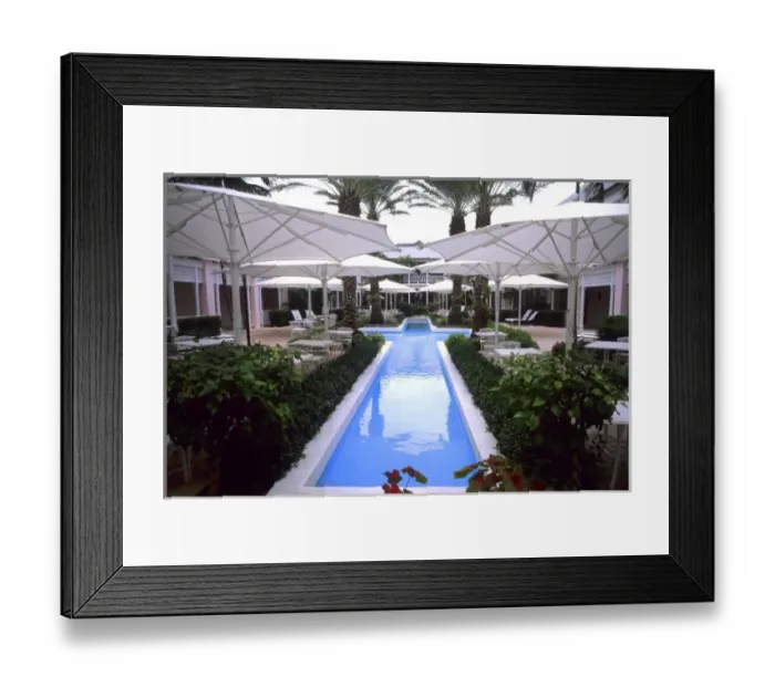 Framed Print : Pool and rooms at the Elegant Ocean Club in Paradise Island, Bahamas Framed Print : Pool and rooms at the Elegant Ocean Club in Paradise Island, Bahamas