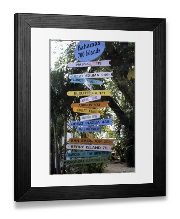 Framed Print : Caribbean, Bahamas