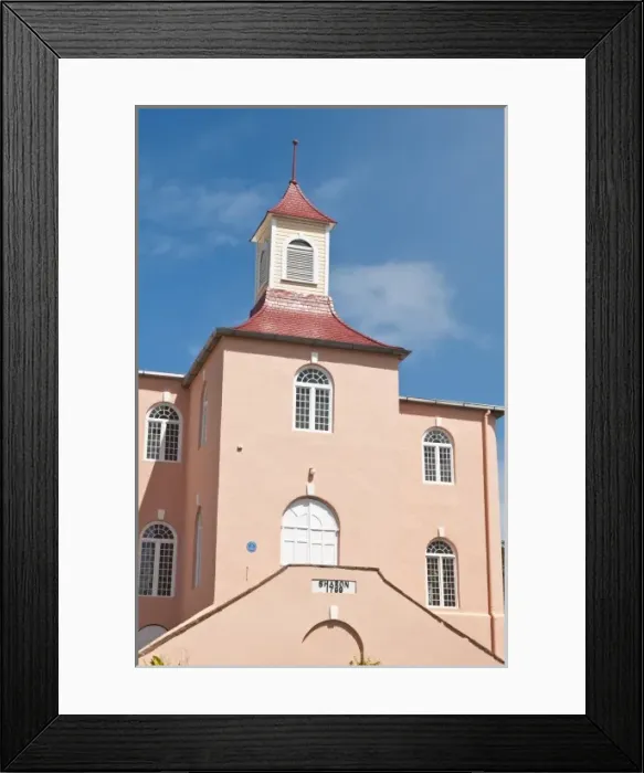 Framed Print : Sharon Morovian Church Barbados, Caribbean Framed Print : Sharon Morovian Church Barbados, Caribbean