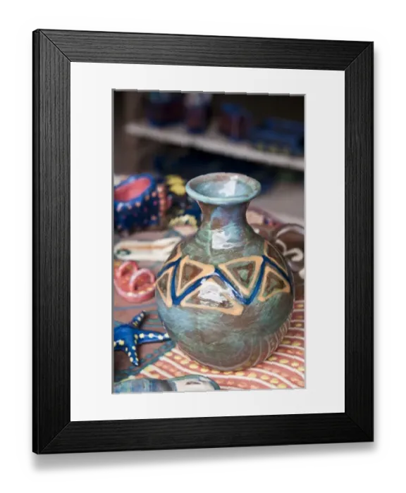 Framed Print : Earthworks pottery, Barbados, Caribbean Framed Print : Earthworks pottery, Barbados, Caribbean