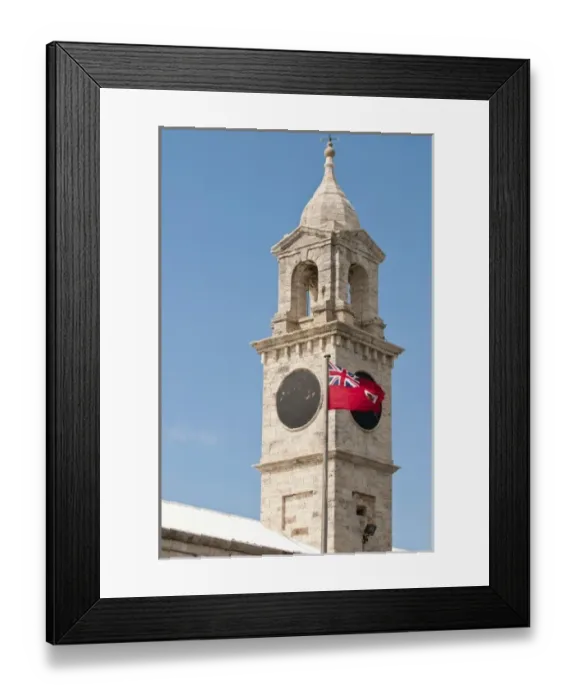 Framed Print : Bermuda. Clock Tower Shopping Mall at the Royal Naval Dockyard Framed Print : Bermuda. Clock Tower Shopping Mall at the Royal Naval Dockyard
