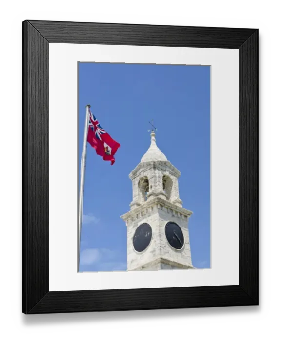 Framed Print : Bermuda. Clock Tower Shopping Mall at the Royal Naval Dockyard Framed Print : Bermuda. Clock Tower Shopping Mall at the Royal Naval Dockyard