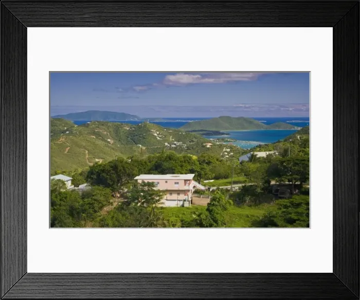 Framed Print : A view of Road Harbour in Road Town, Tortola British Virgin Islands Framed Print : A view of Road Harbour in Road Town, Tortola British Virgin Islands