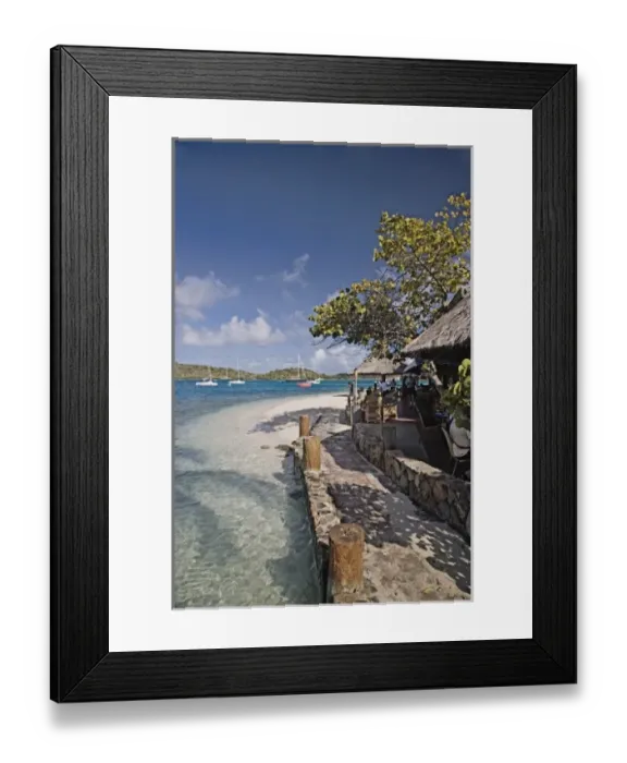 Framed Print : Scenic view of Bitter End Yacht Club Virgin Gorda British Virgin Islands