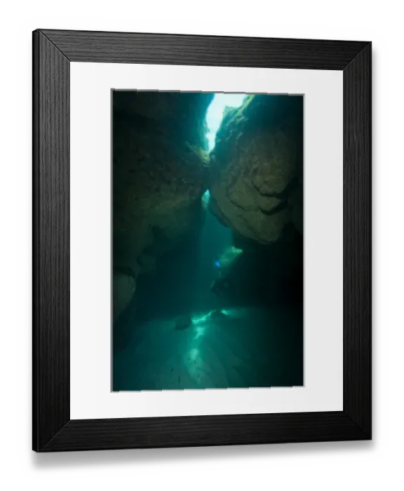 Framed Print : (MR) scuba diver, Virgin Gorda Island, British Virgin Islands, Caribbean