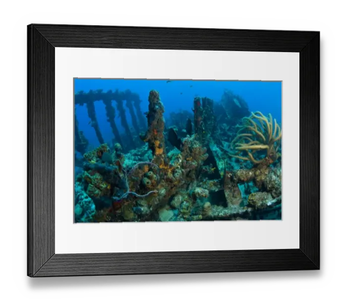 Framed Print : Wreck of the RMS Rhone, iron-hulled steam sailing vessel, sank after the Great Hurricane Framed Print : Wreck of the RMS Rhone, iron-hulled steam sailing vessel, sank after the Great Hurricane