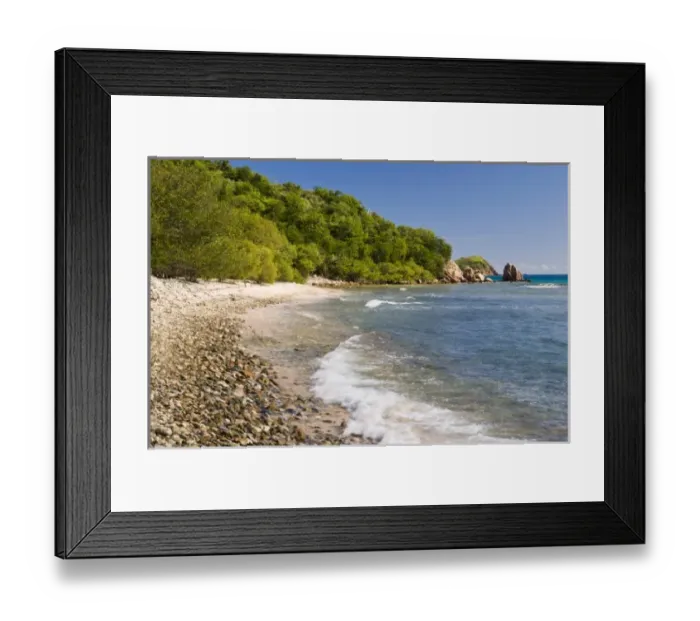 Framed Print : UK, British Virgin Islands, Peter Island, White Bay Framed Print : UK, British Virgin Islands, Peter Island, White Bay