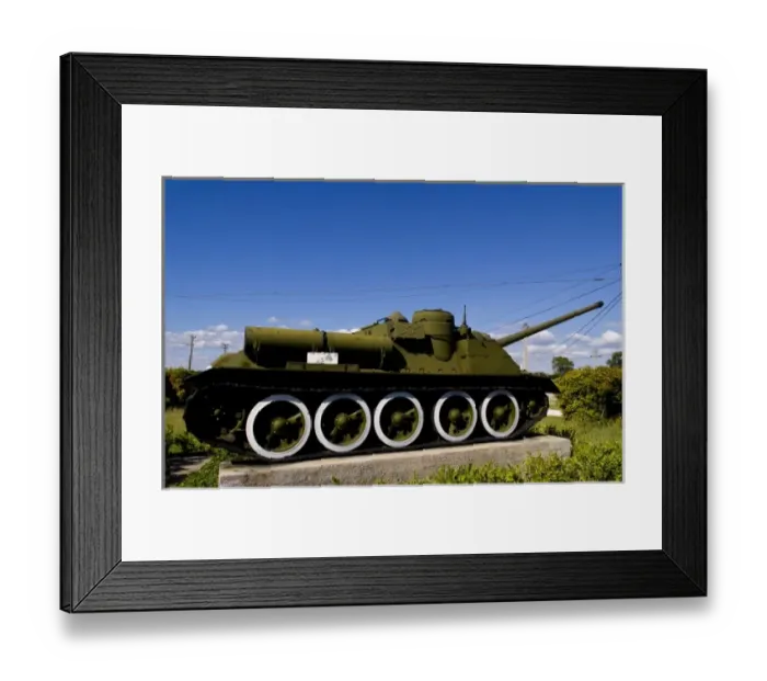 Framed Print : Tanks of museum of Playa Giron war over USA in Bay of Pigs Cuba