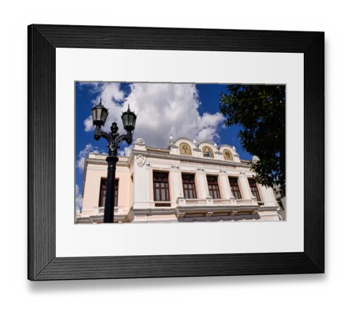 Framed Print : Famous Tomas Tery Theater in Cienfuegos Cuba Framed Print : Famous Tomas Tery Theater in Cienfuegos Cuba