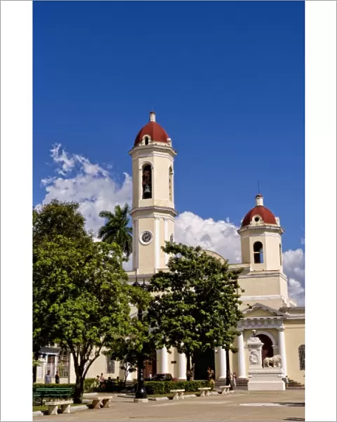 Beautiful Immaculate Conception Cathedral Church in Cienfuegos Cuba