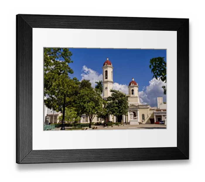 Framed Print : Beautiful Immaculate Conception Cathedral Church in Cienfuegos Cuba Framed Print : Beautiful Immaculate Conception Cathedral Church in Cienfuegos Cuba