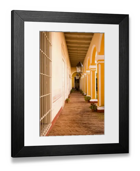 Framed Print : Old home pillars and hall of once expensive house in Trinidad Cuba Framed Print : Old home pillars and hall of once expensive house in Trinidad Cuba
