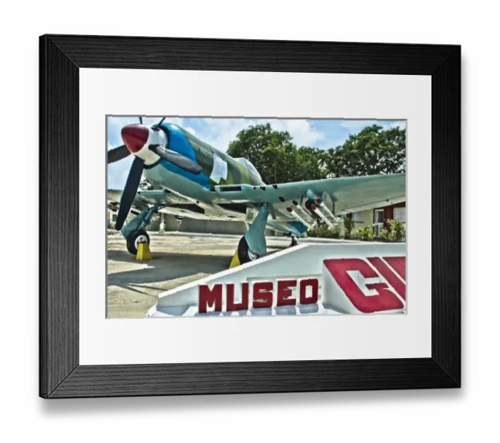 Framed Print : Old plane from Cuban victory in Bay of Pigs war in Playa Giron Cuba Framed Print : Old plane from Cuban victory in Bay of Pigs war in Playa Giron Cuba