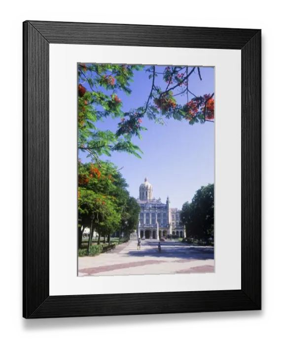 Framed Print : Museo de la Ciudad de la Habana - City Museum and Presidential Palace