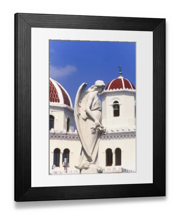 Framed Print : Cuba National Cemetery - Cemetario de Cristobal Colon