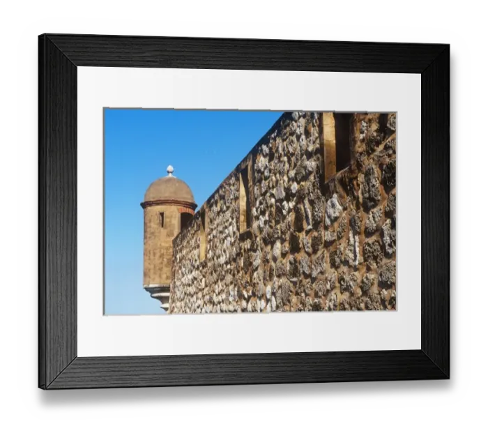 Framed Print : San Felipe Fortress, Peninsula Bahia de Puerto Plata Framed Print : San Felipe Fortress, Peninsula Bahia de Puerto Plata