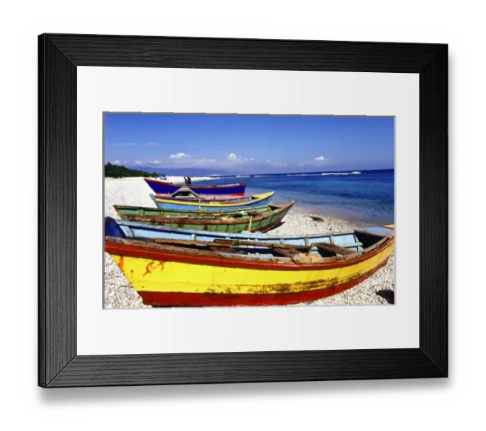 Framed Print : Fishing Village, Barahona, Dominican Republic, Caribbean Framed Print : Fishing Village, Barahona, Dominican Republic, Caribbean