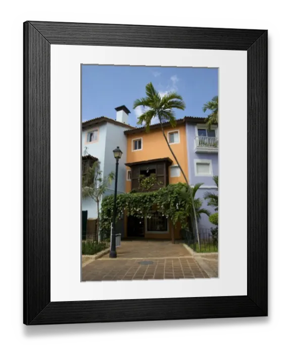 Framed Print : Dominican Republic, Casa de Campo, Marina and Yacht Club