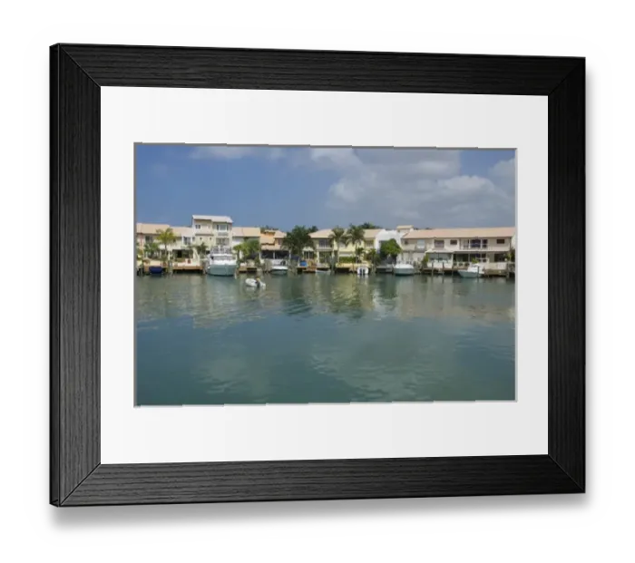 Framed Print : Dominican Republic, Casa de Campo, Marina and Yacht Club