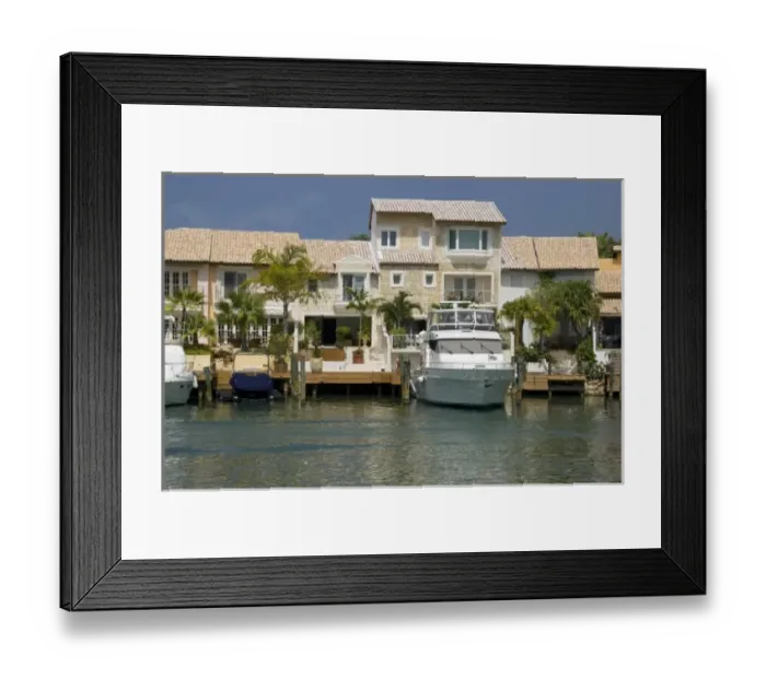 Framed Print : Dominican Republic, Casa de Campo, Marina and Yacht Club