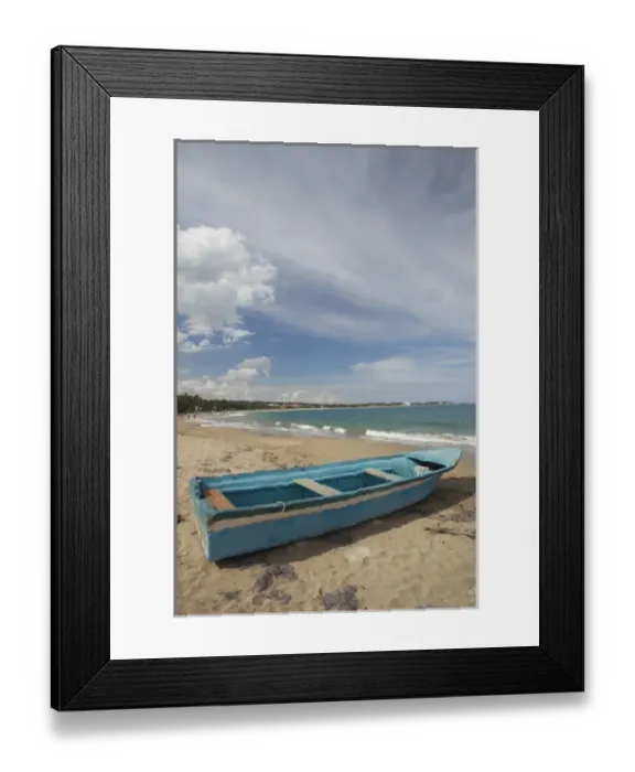 Framed Print : Dominican Republic, North Coast, Cabarete, Playa Cabarete beach