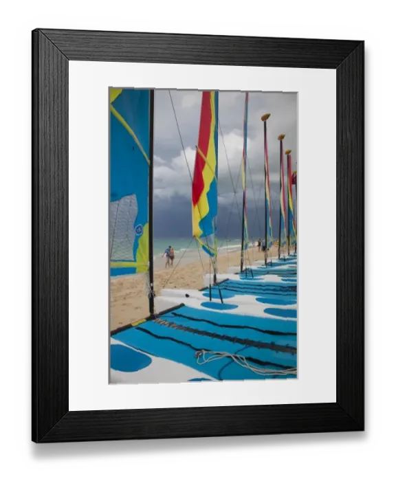 Framed Print : Dominican Republic, Punta Cana Region, Bavaro, Bavaro beach sailboats Framed Print : Dominican Republic, Punta Cana Region, Bavaro, Bavaro beach sailboats