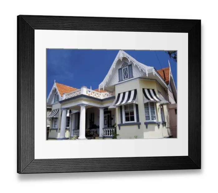 Framed Print : Caribbean, Grenada. Local architecture Framed Print : Caribbean, Grenada. Local architecture