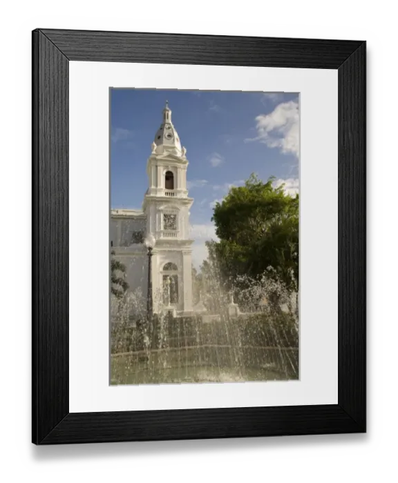 Framed Print : USA, Puerto Rico, Ponce. Cathedral of Our Lady of Guadalupe (Catedra Nuestra Senora de Guadalupe) Framed Print : USA, Puerto Rico, Ponce. Cathedral of Our Lady of Guadalupe (Catedra Nuestra Senora de Guadalupe)