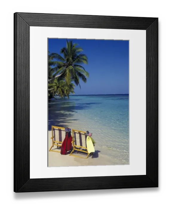 Framed Print : Caribbean, USA, Puerto Rico. Beach scene