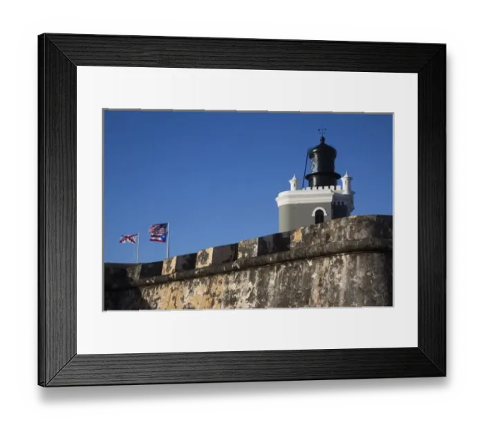 Framed Print : Puerto Rico, San Juan, Old San Juan, San Felipe del Morro Fort, El Morro lighthouse Framed Print : Puerto Rico, San Juan, Old San Juan, San Felipe del Morro Fort, El Morro lighthouse