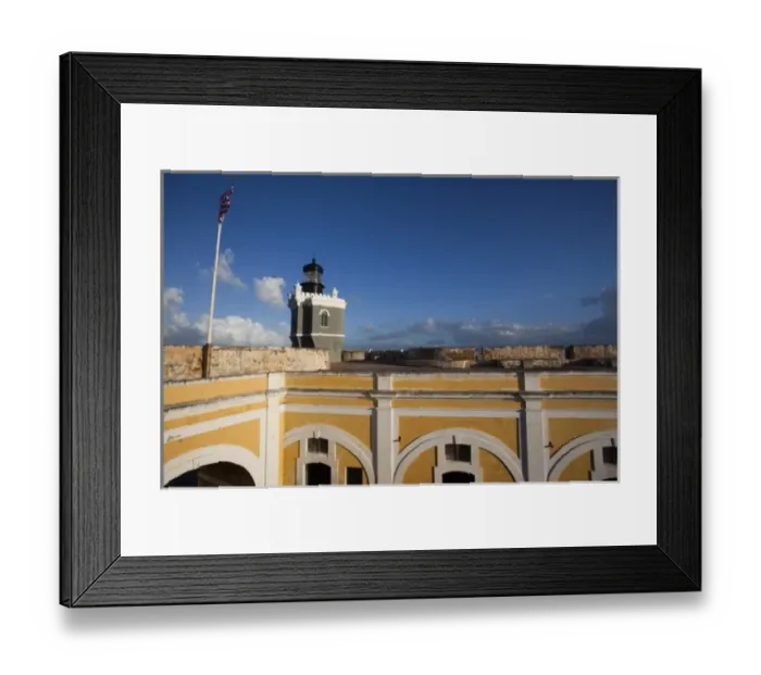 Framed Print : Puerto Rico, San Juan, Old San Juan, San Felipe del Morro Fort, El Morro lighthouse Framed Print : Puerto Rico, San Juan, Old San Juan, San Felipe del Morro Fort, El Morro lighthouse